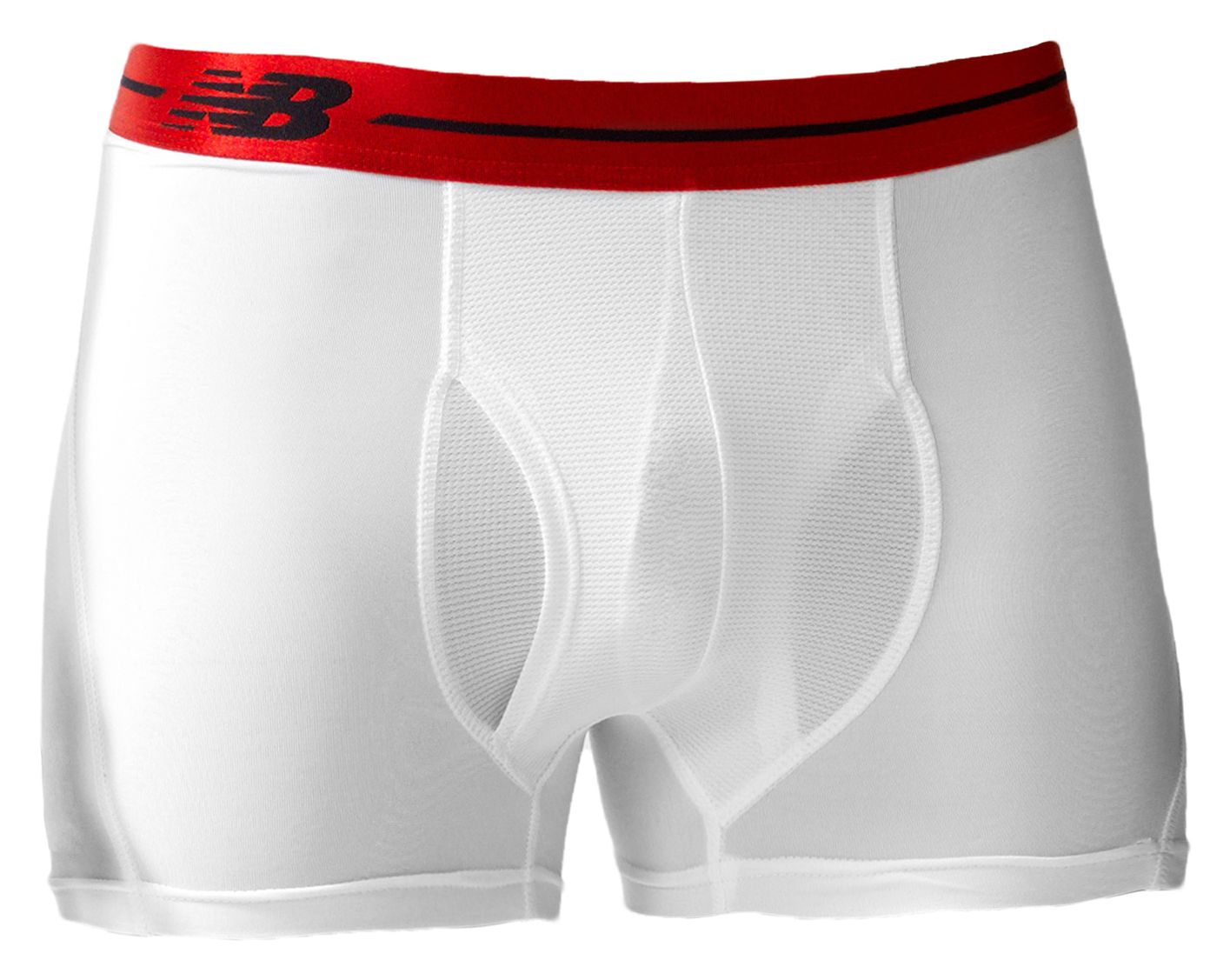 Sport Trunk 3", White with Red & Black
