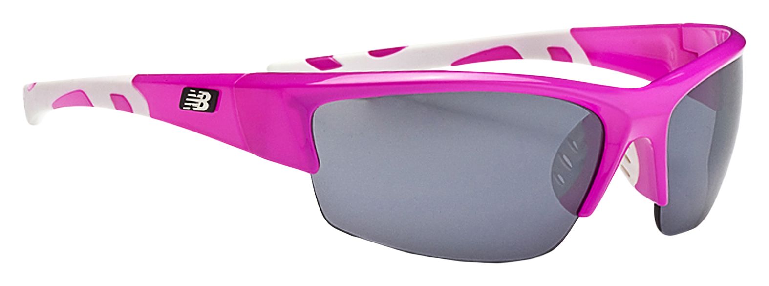 Lightweight Impact Sunglasses, Pink with White