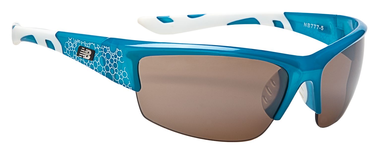Lightweight Impact Sunglasses, Blue with Light Blue & Silver