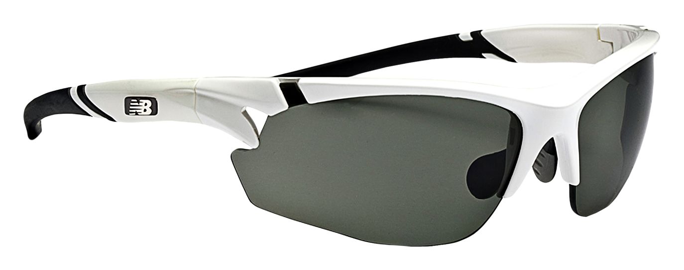 Interchangeable Lens Sunglasses, White with Black