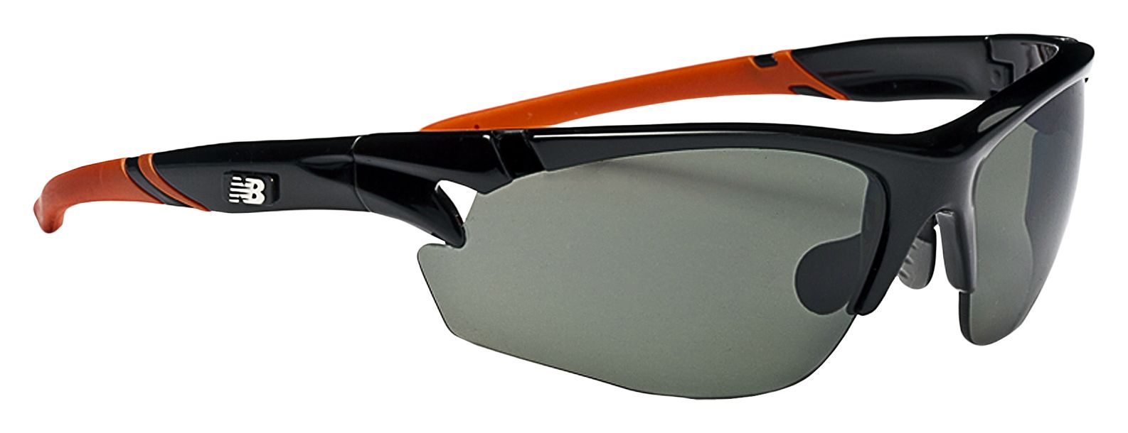Interchangeable Lens Sunglasses, Black with Orange