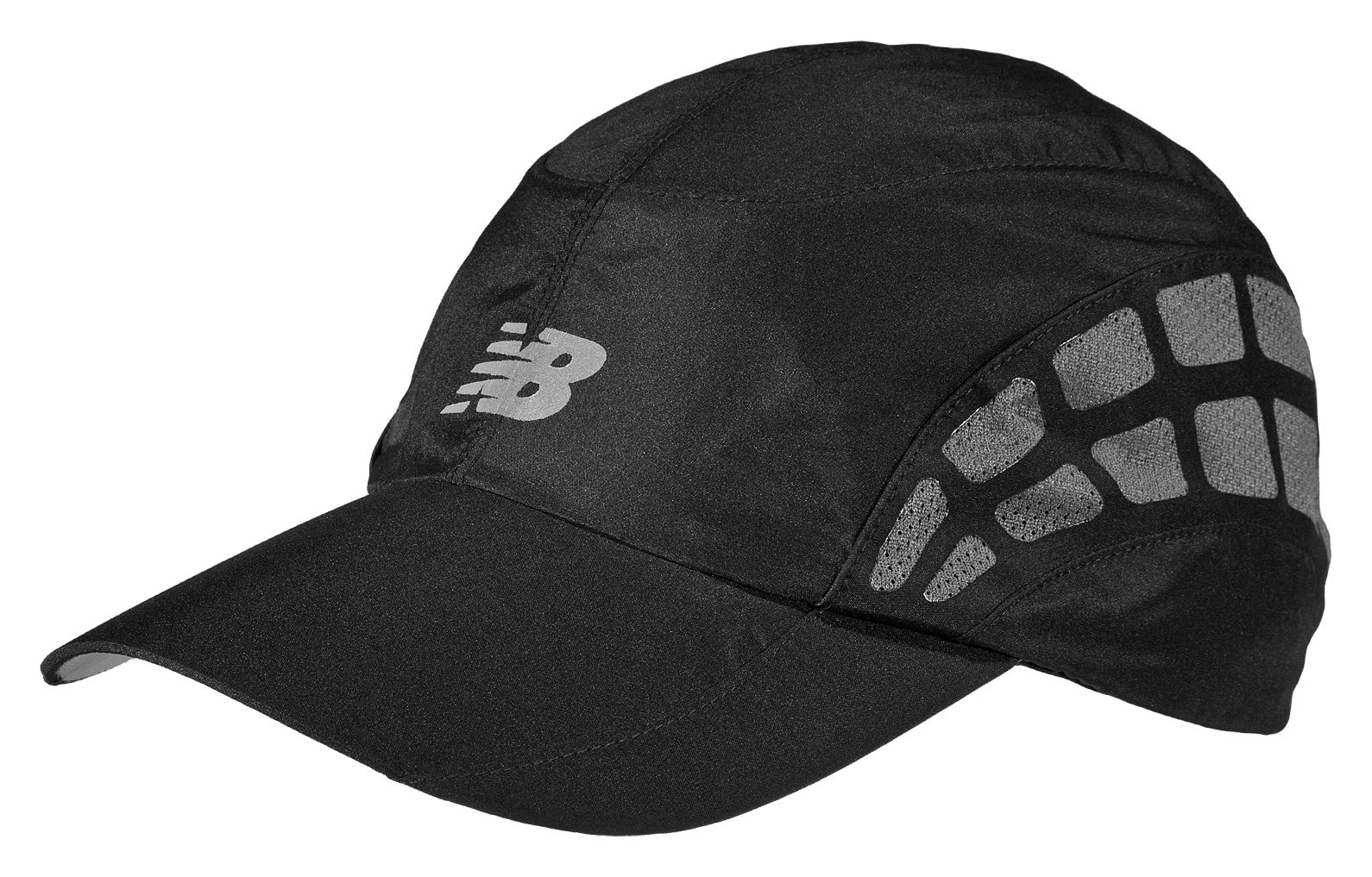Momentum Stride Cap, Black with Athletic Grey