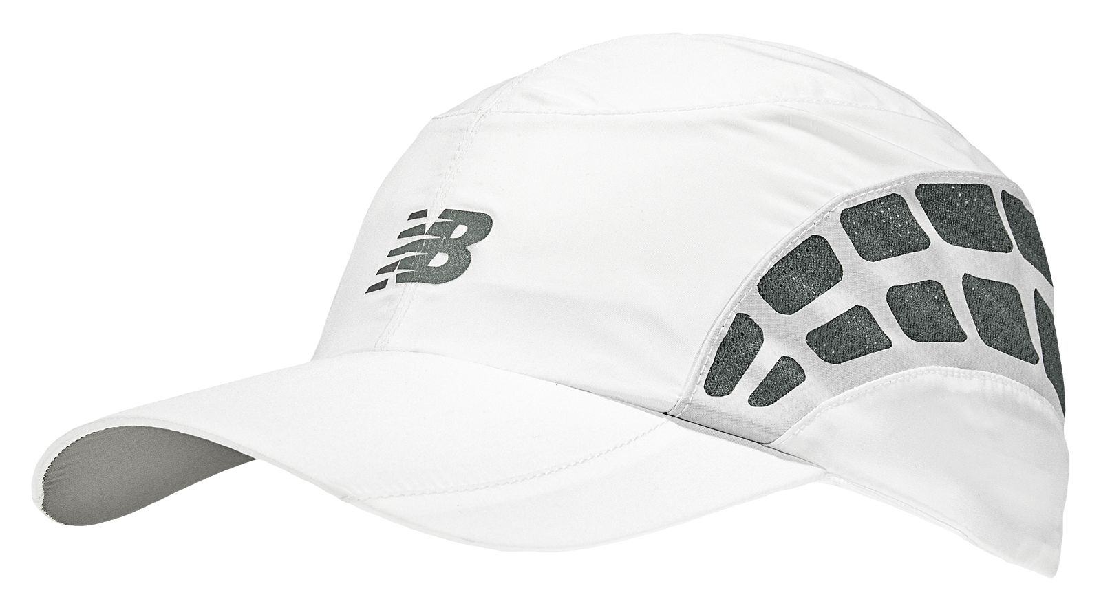 Momentum Stride Cap, White with Athletic Grey