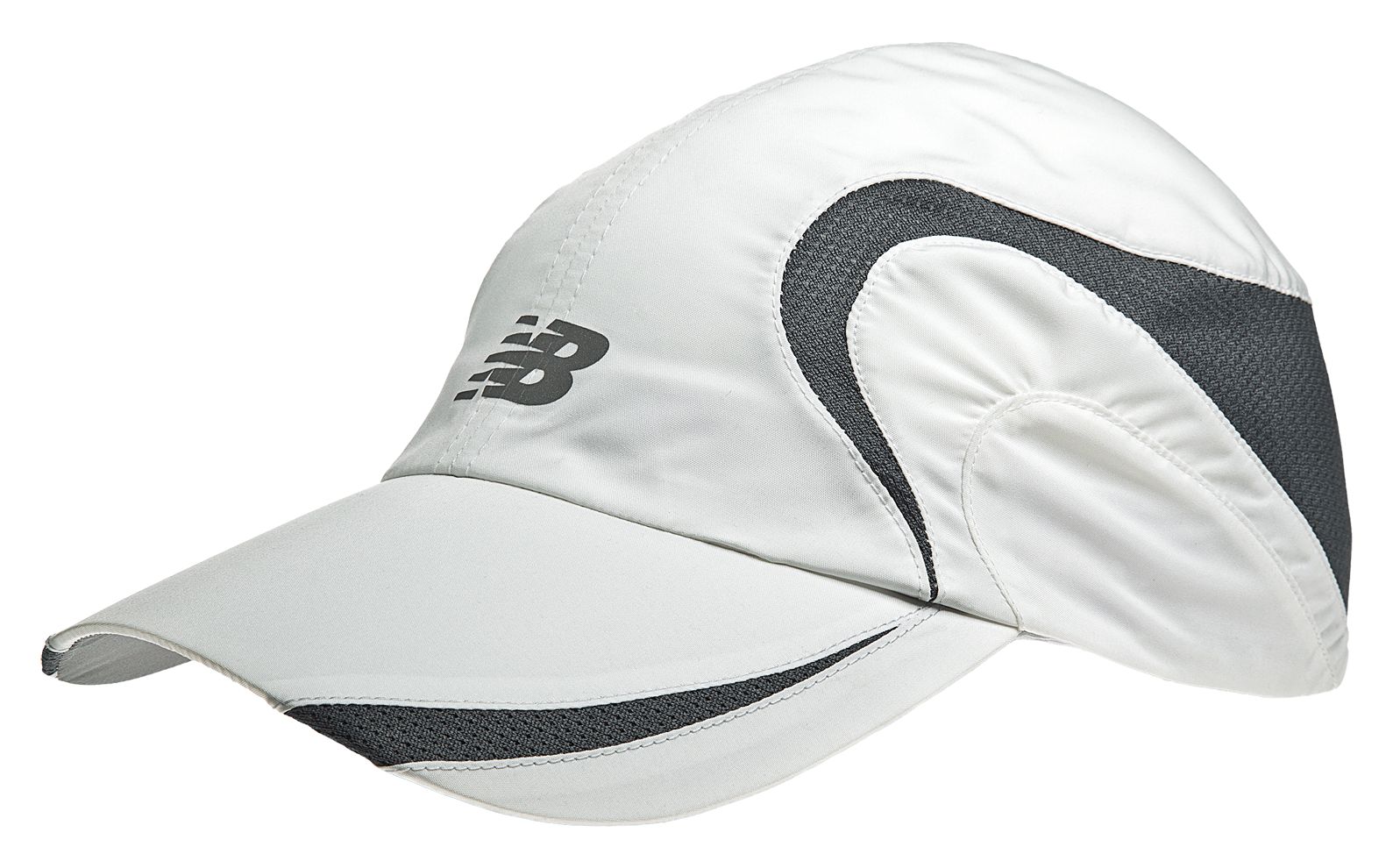 Performance Airflow Racer Cap, White with Grey