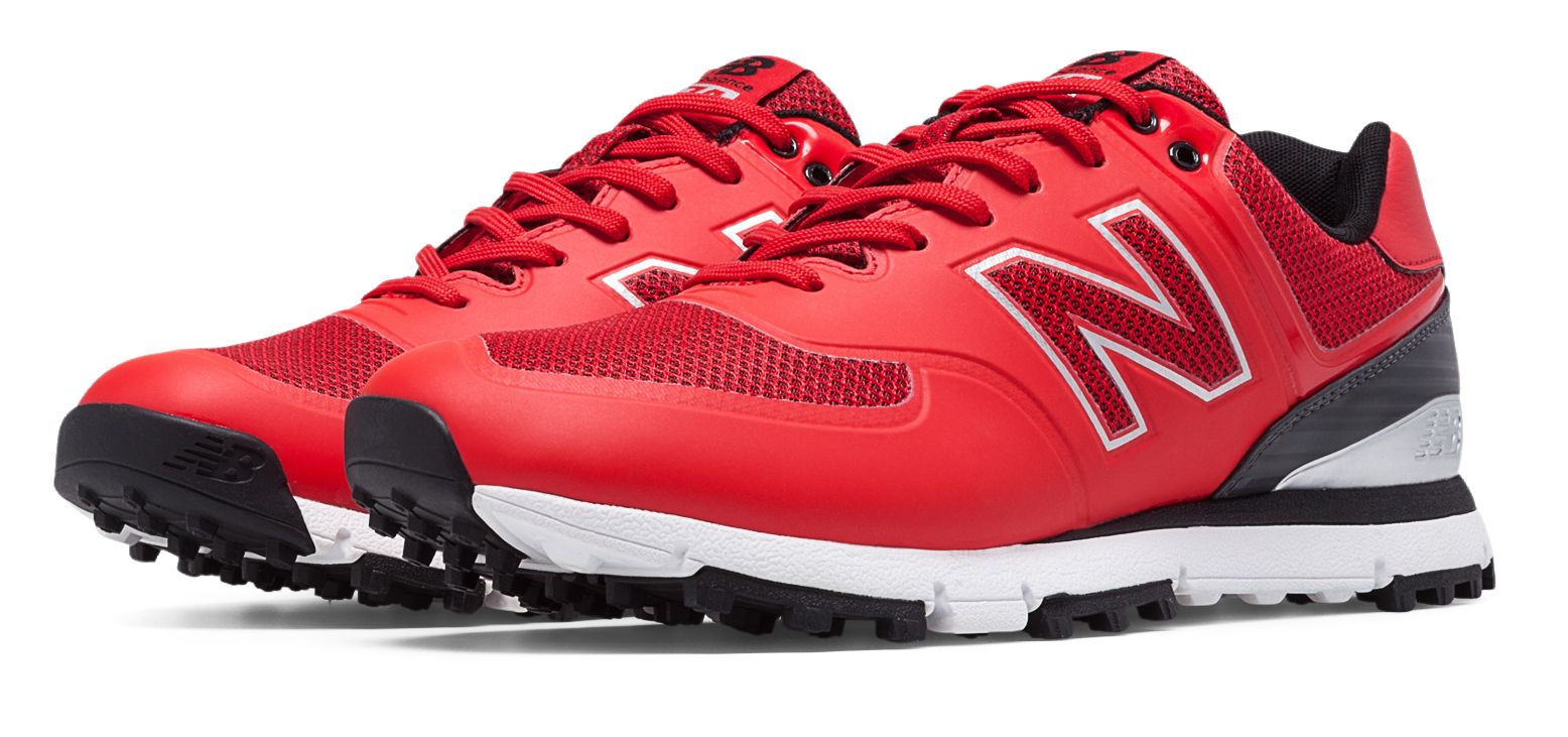 New Balance Golf 574 Mens Shoes Red
