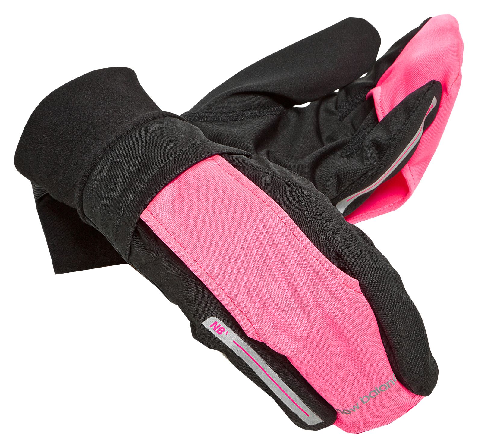 Wind Blocker Glove, Black with Green
