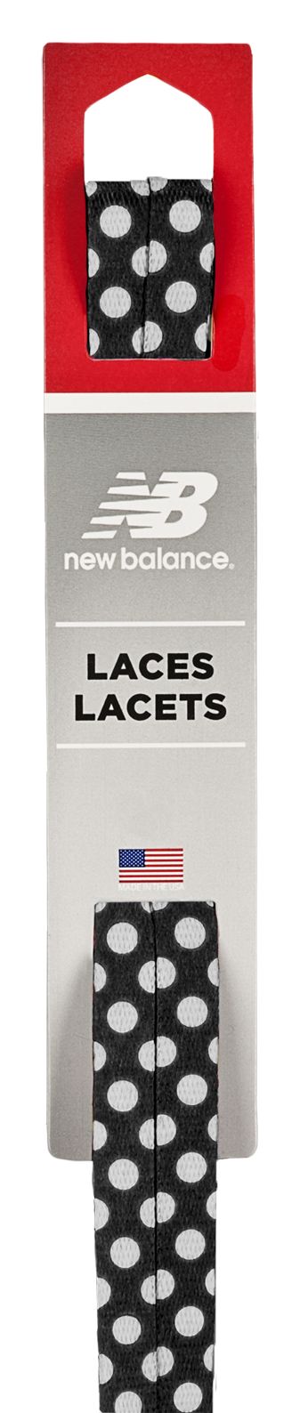 Printed 3/8" Flat Lace, Black with White