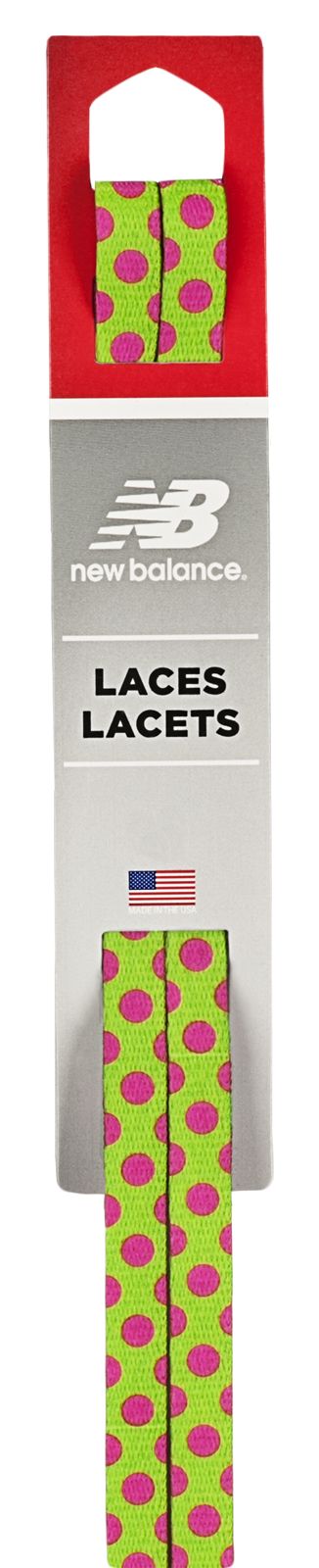 Printed 3/8" Flat Lace, Green with Pink