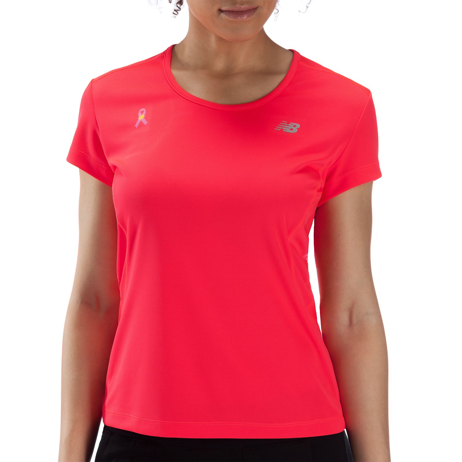 Pink Ribbon Tech Tee, Diva Pink