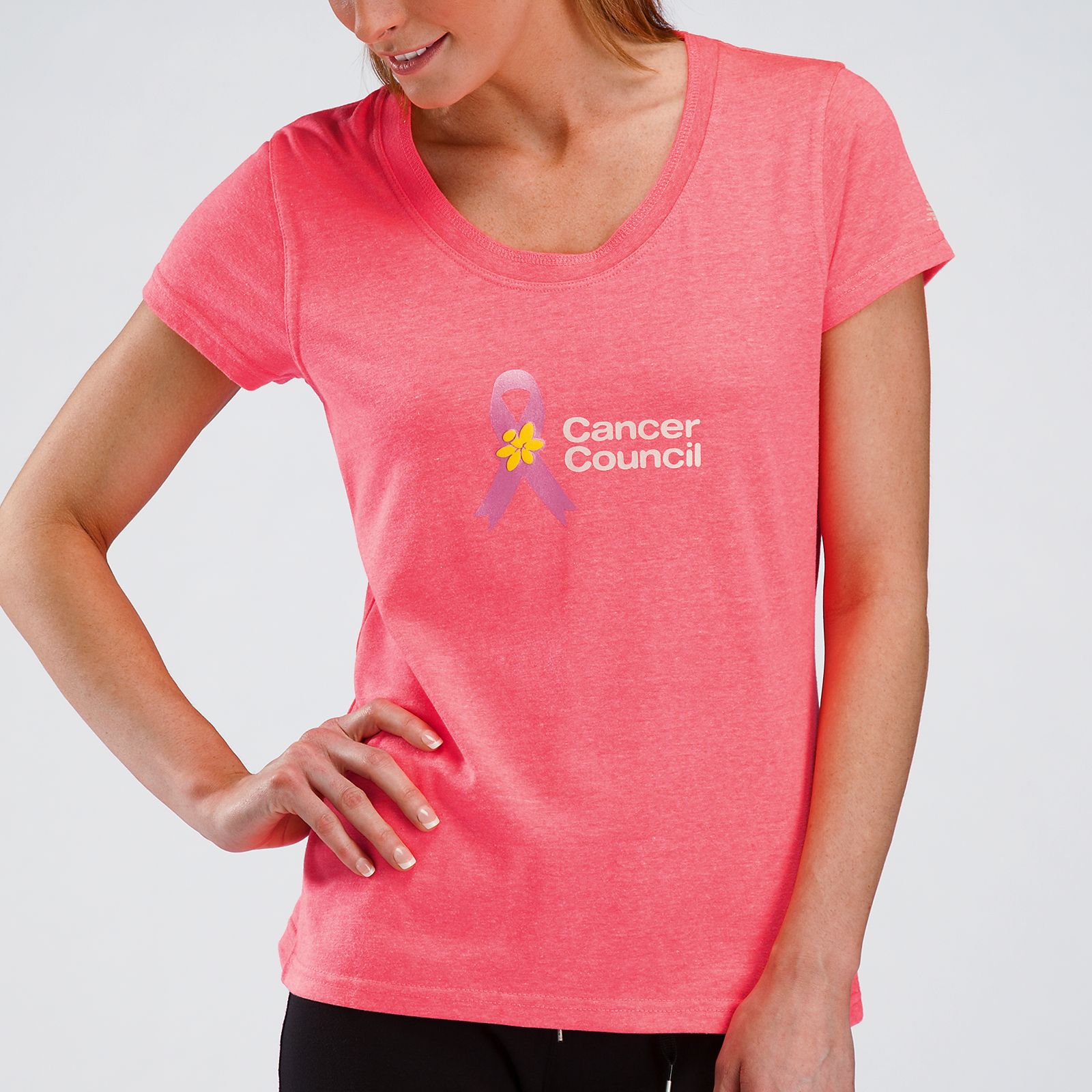 Pink Ribbon Tee, Diva Pink
