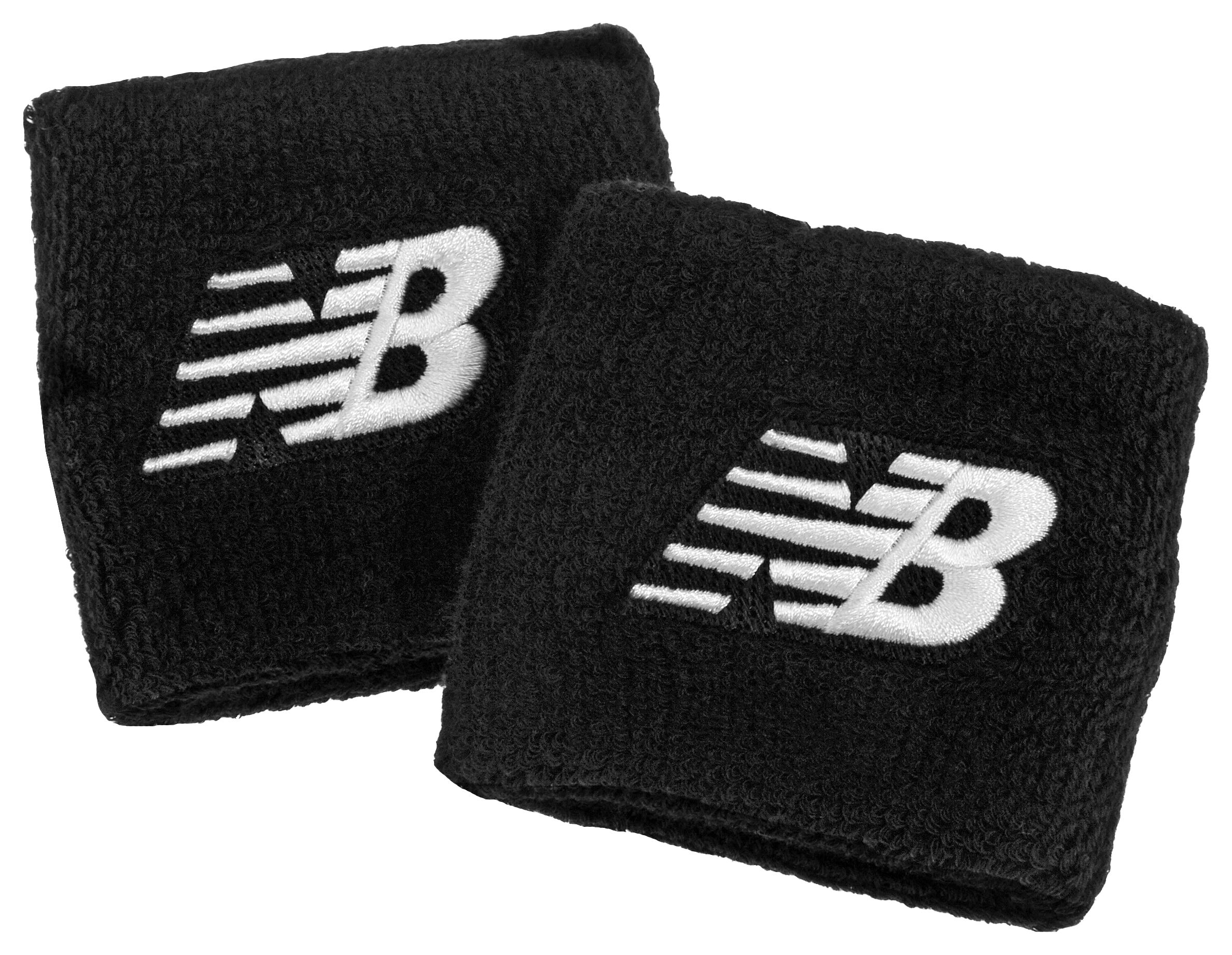 Wristband Pair, Team Black with White