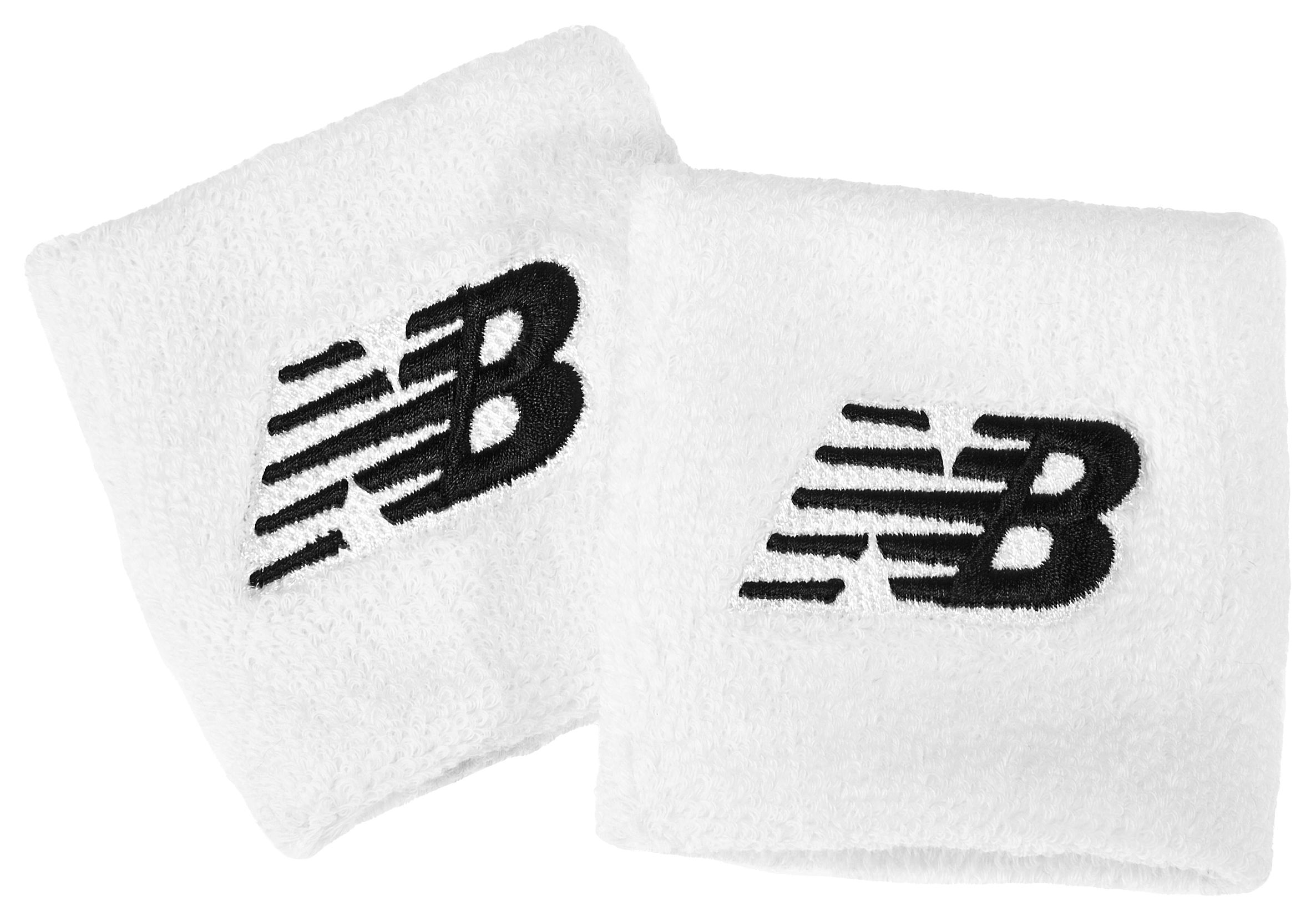 Wristband Pair, White with Black