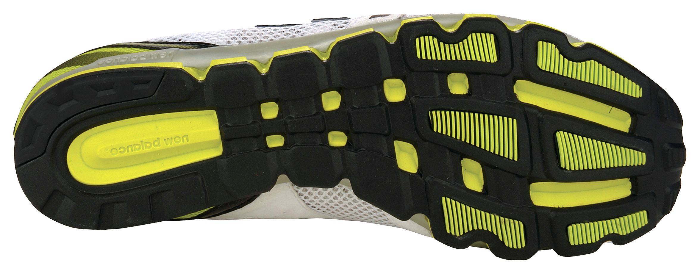 New Balance 130, White with Lime Green