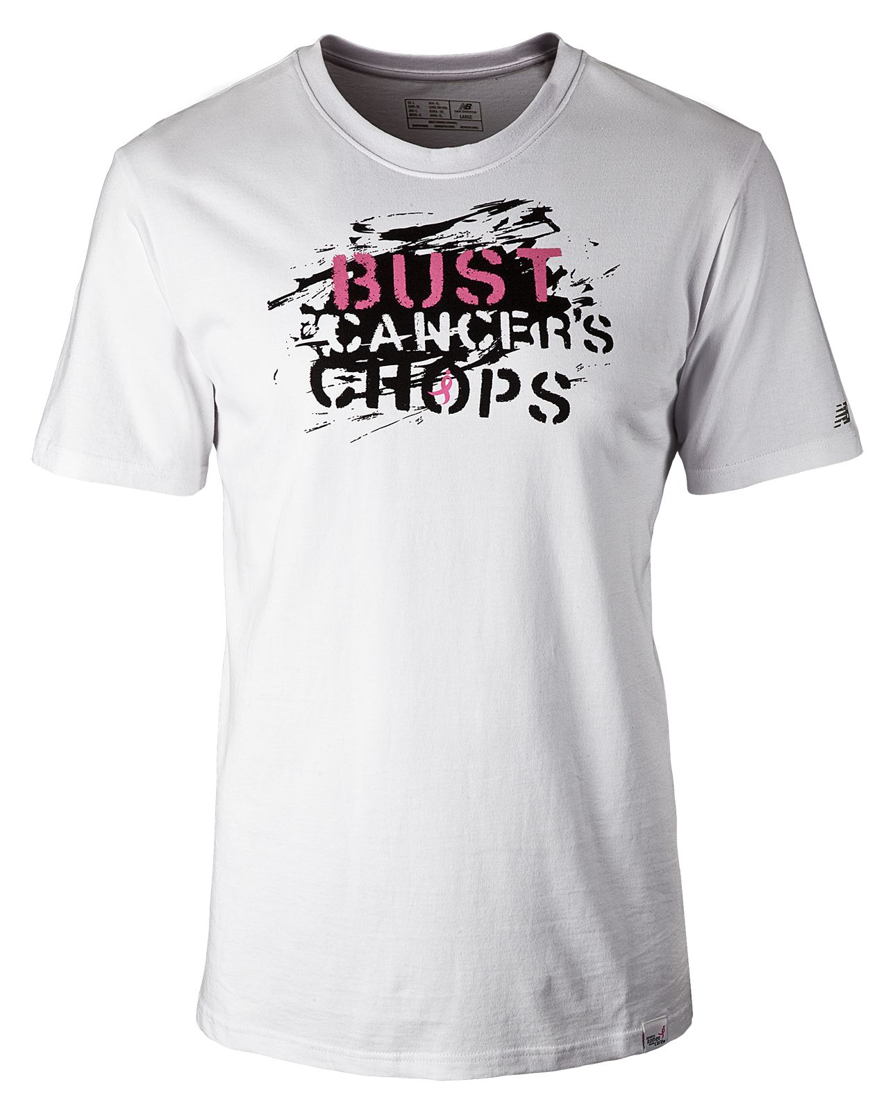 Bust Cancer's Chops Tee, White