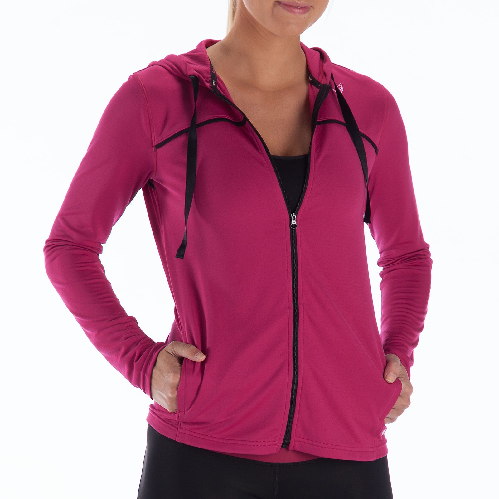 Stride Jacket, Sangria with Black