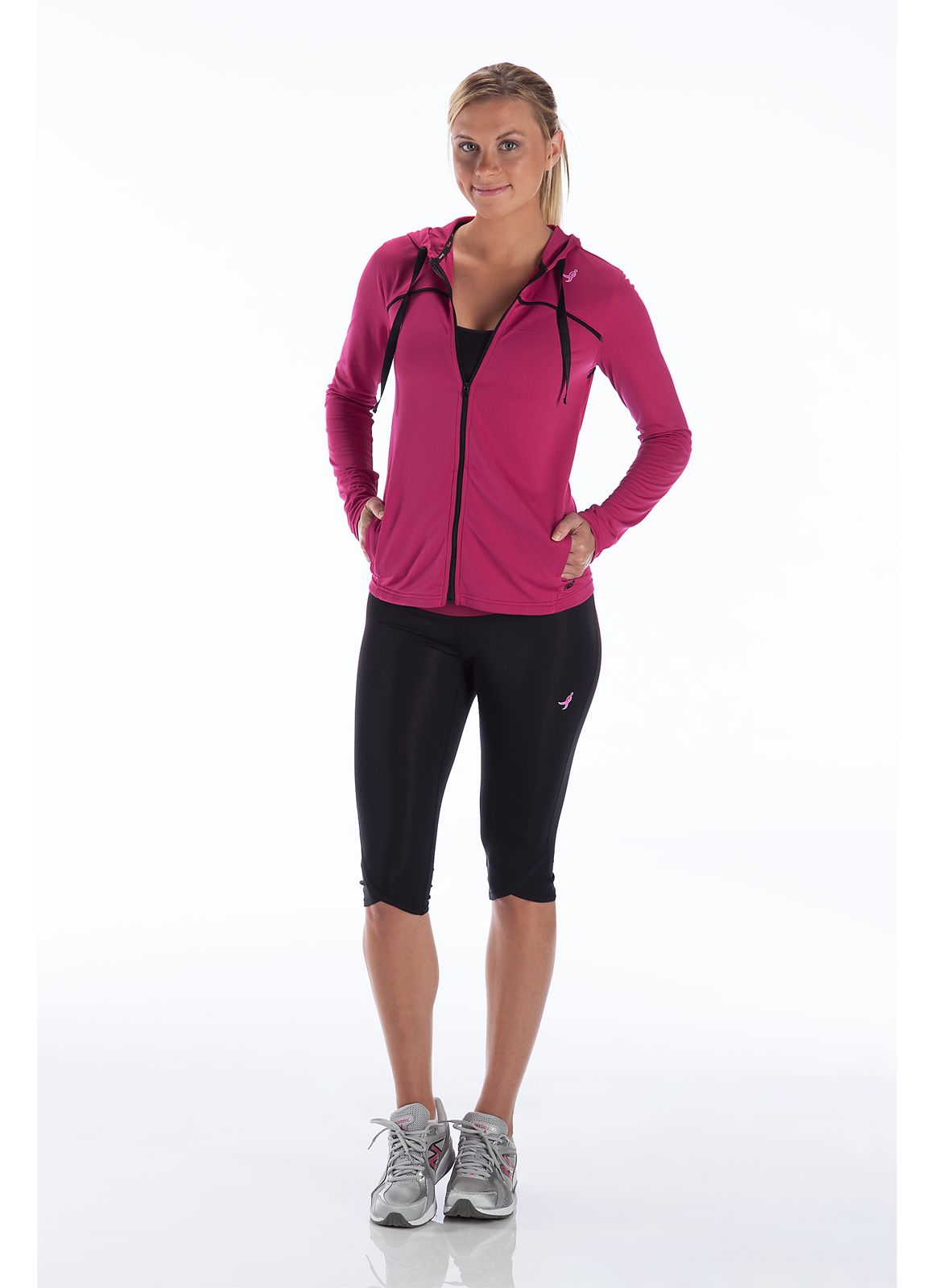 Stride Jacket, Sangria with Black