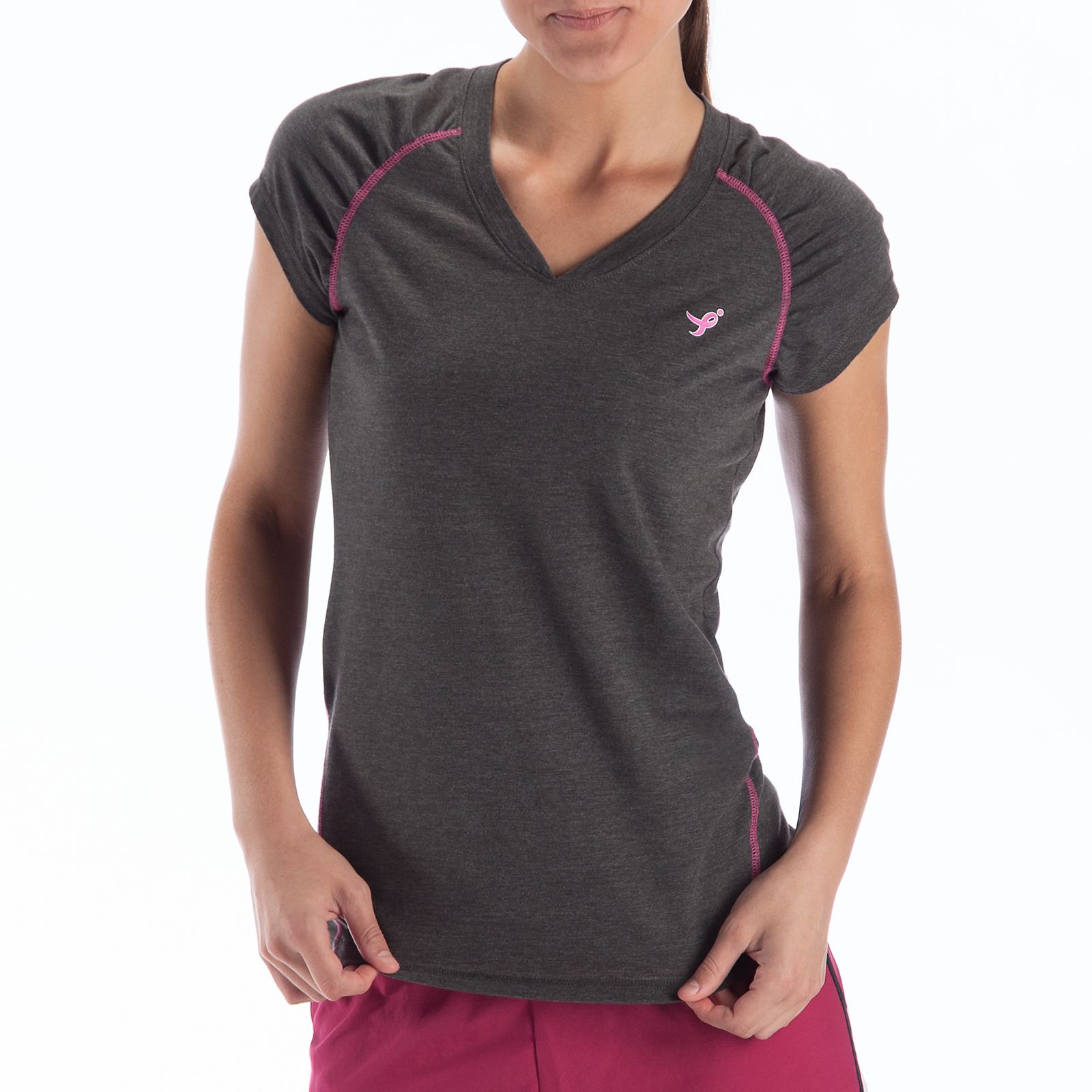 Heather Short Sleeve, Magnet with Sangria