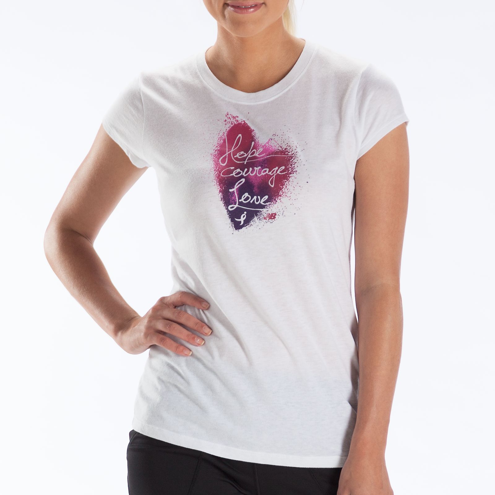 LU Heart Tee, White