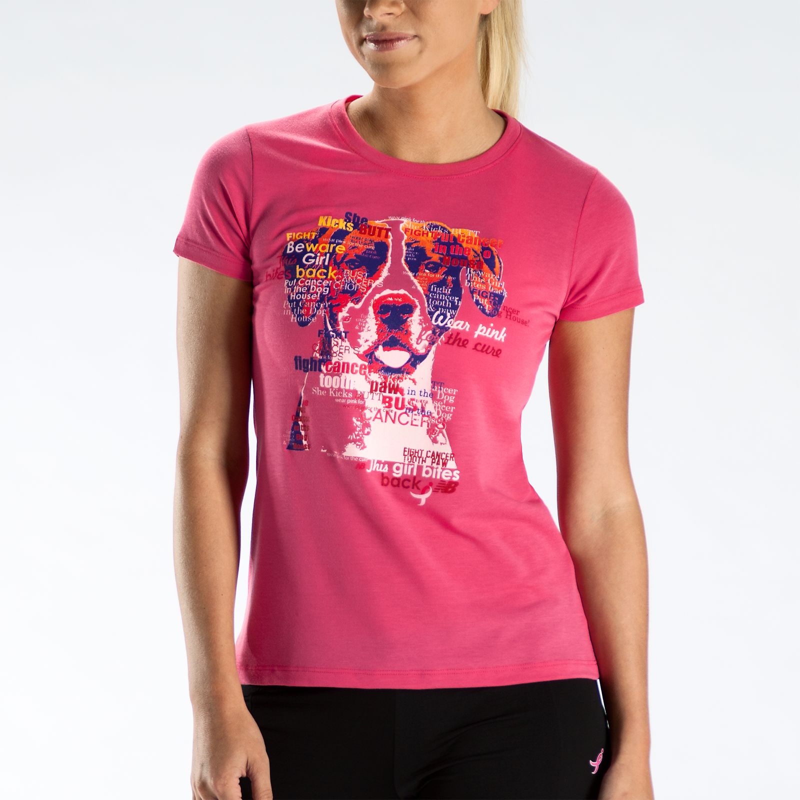 Lace Up Bites Tee, Magenta