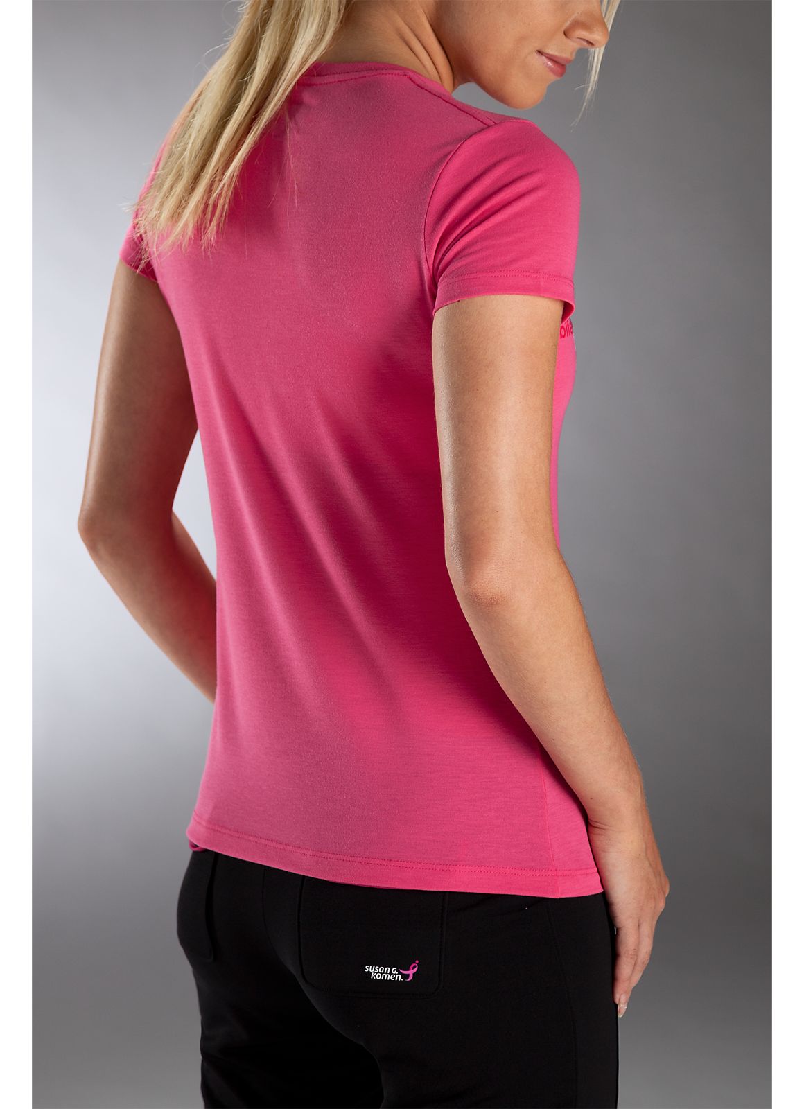 Lace Up Bites Tee, Magenta