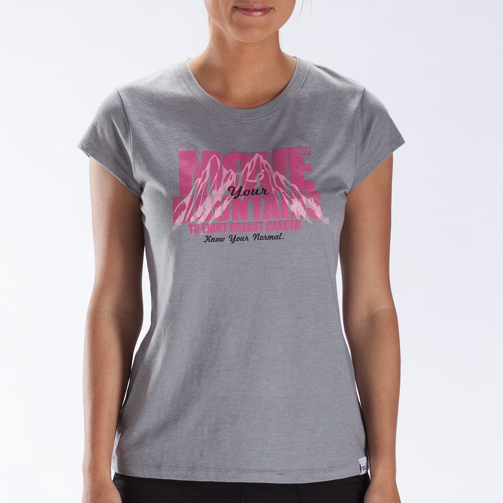 LU Move Mountains Tee, Athletic Grey