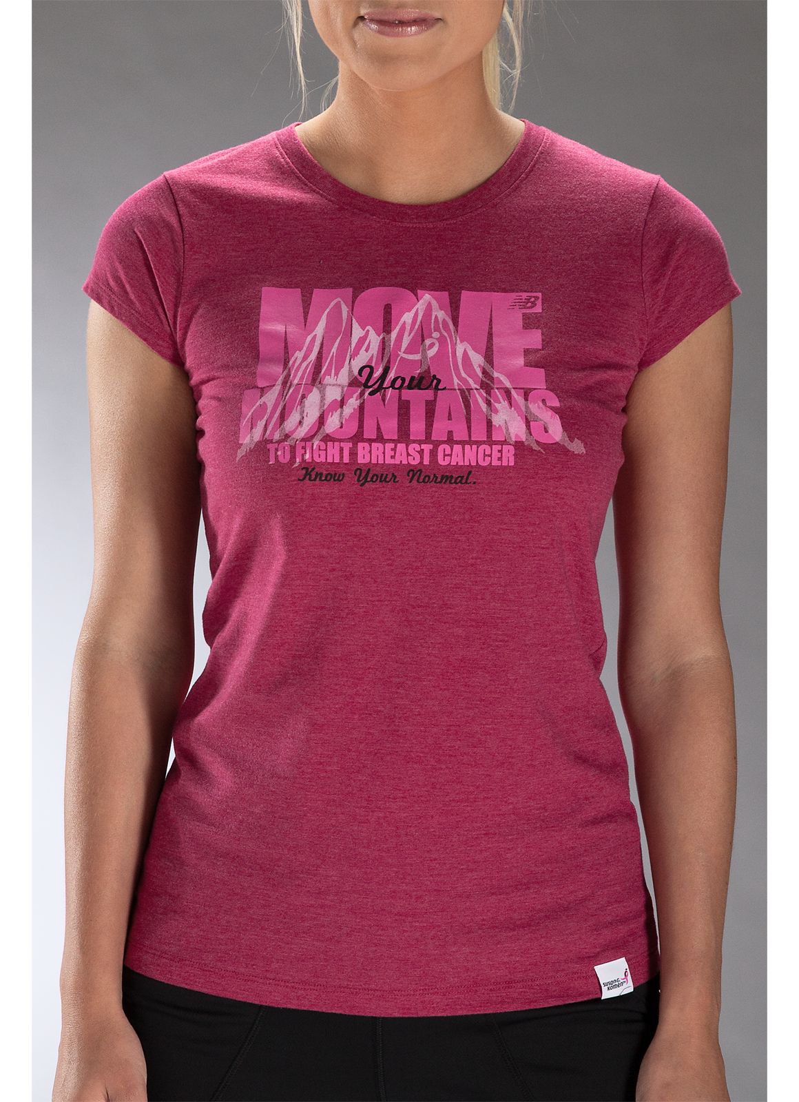 LU Move Mountains Tee, Sangria