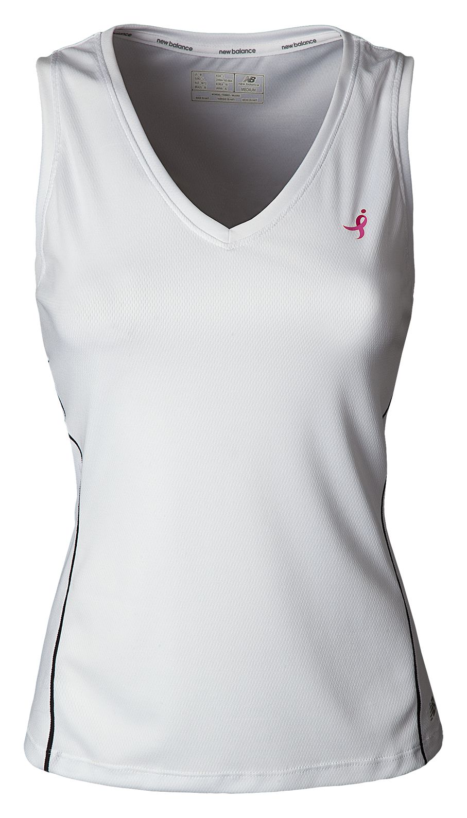 Sleeveless Tempo Tee, White