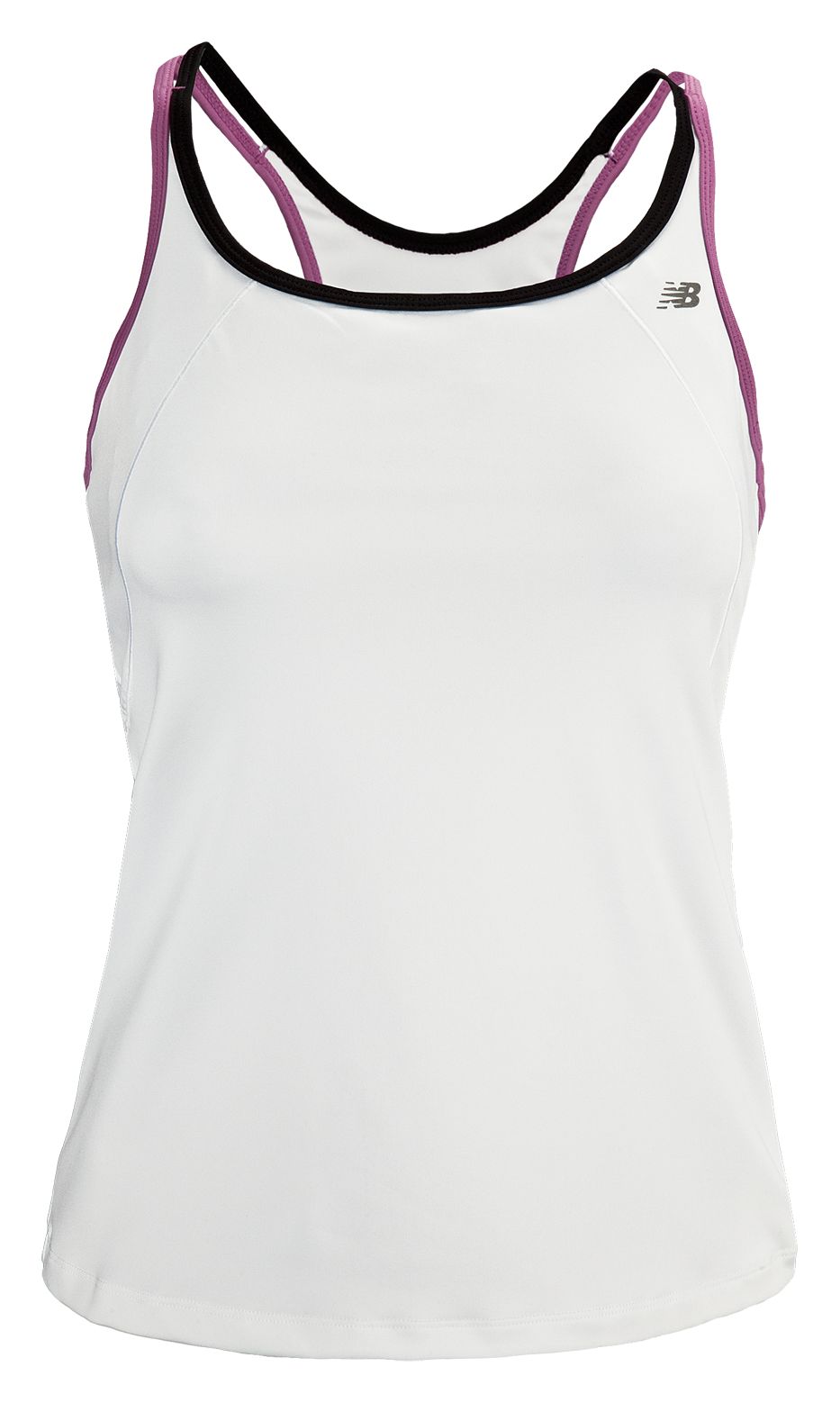 Tonic Top, White with Spring Crocus & Black