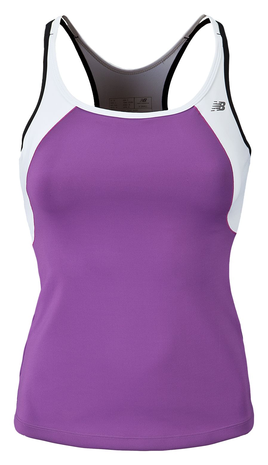 Tonic Top, Dewberry with White & Asphalt