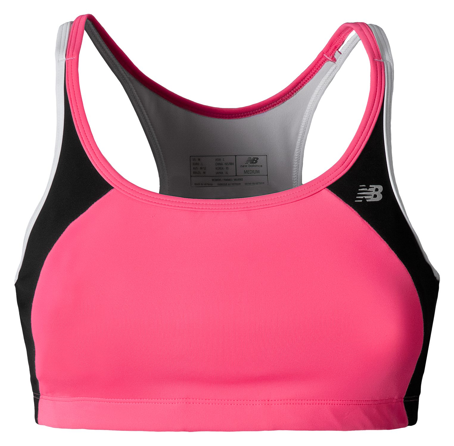 Tonic Crop, Pink Shock with Black & White