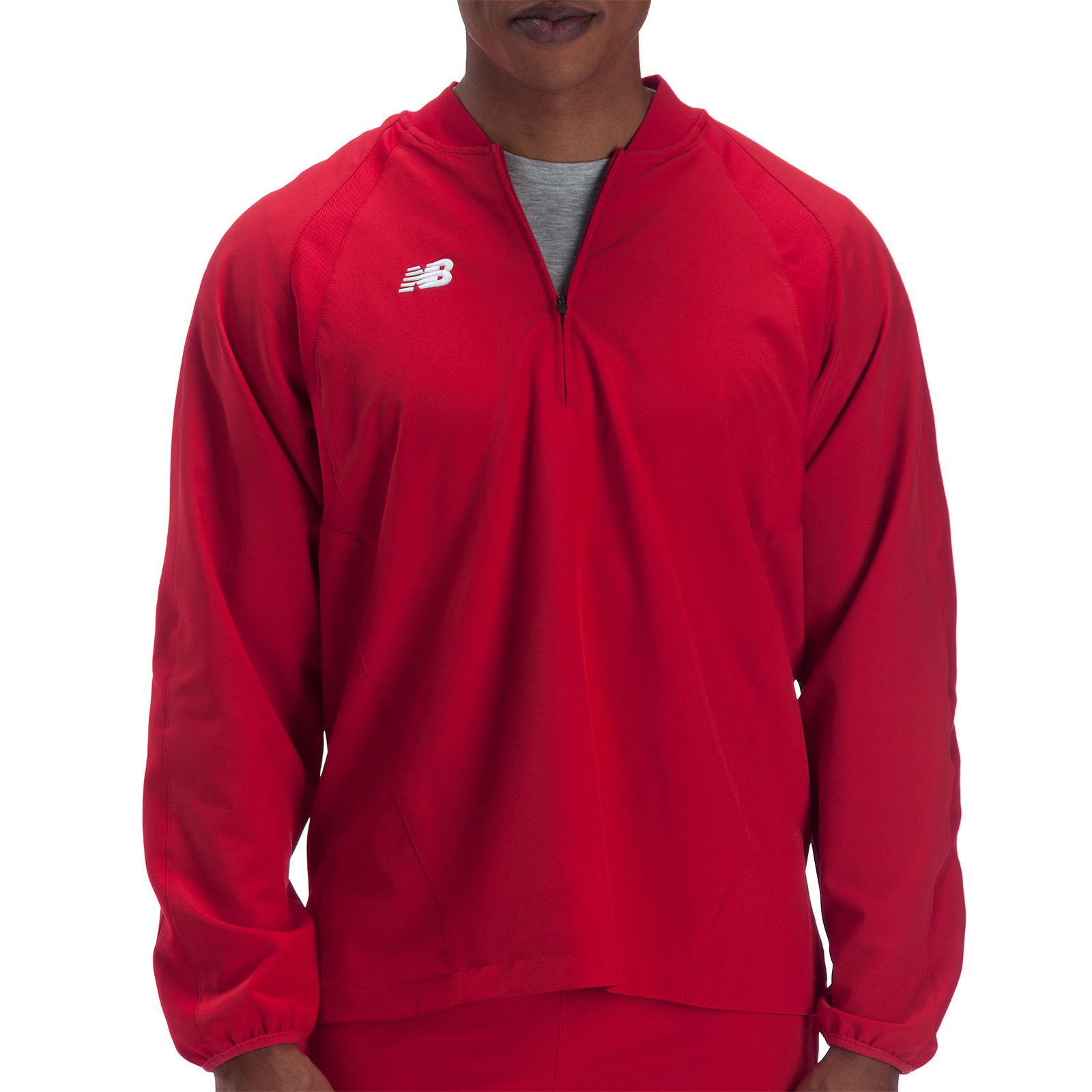 High Heat Half Zip Jacket, Team Red