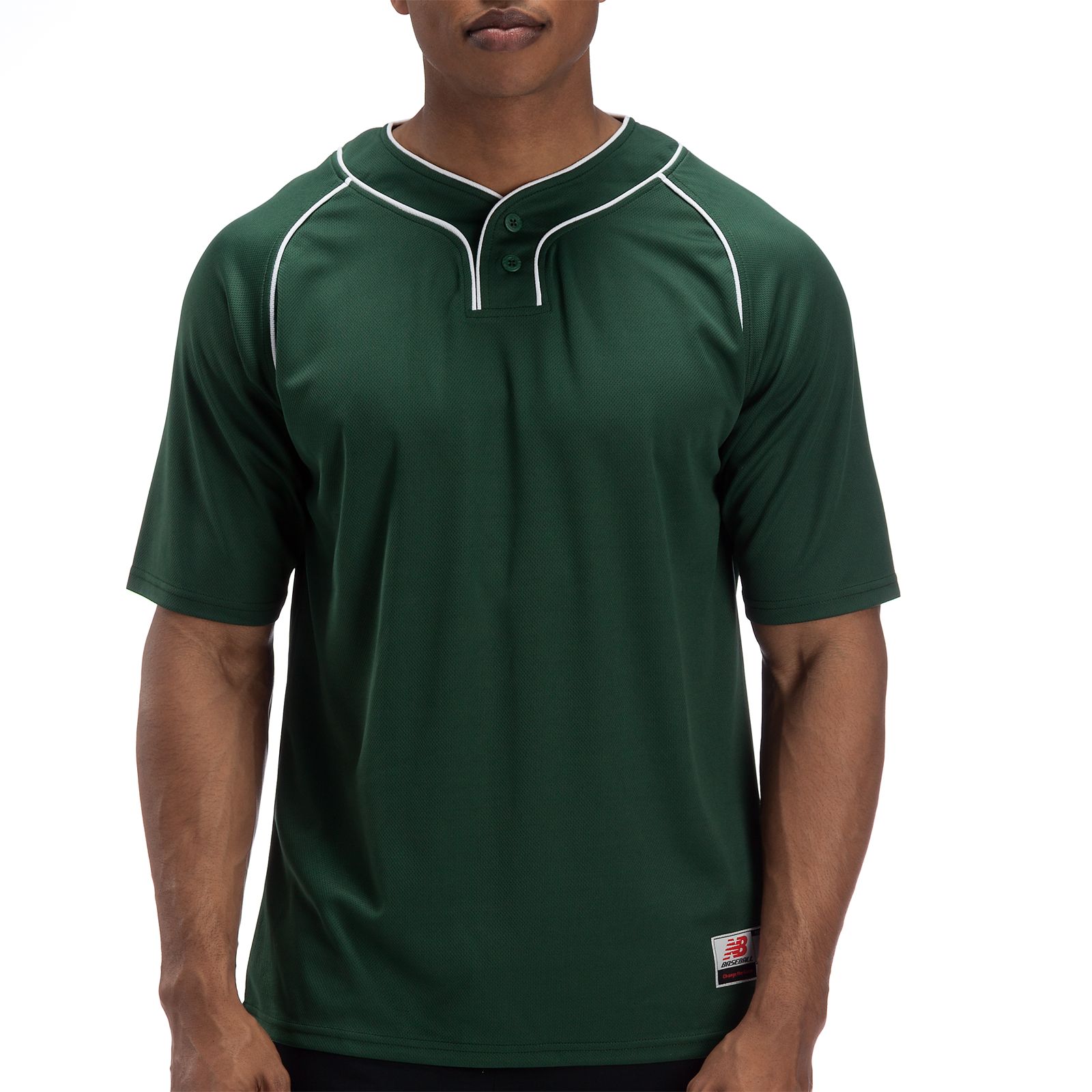 Two Button Jersey, Green