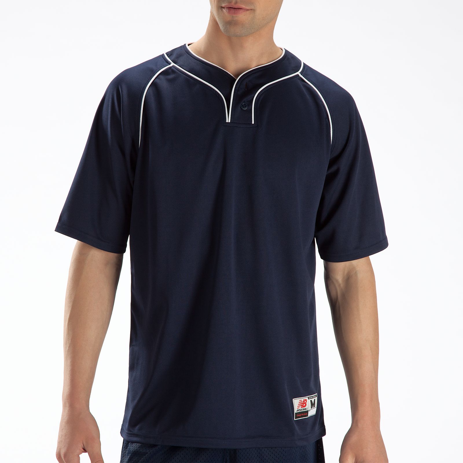 Two Button Jersey, Navy