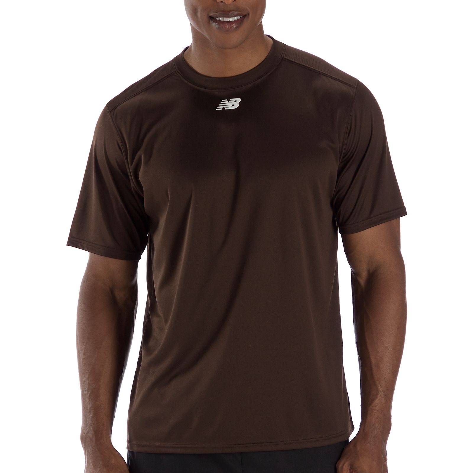 Short Sleeve Power Top, Team Brown