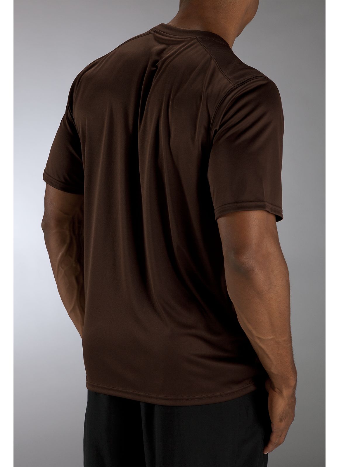 Short Sleeve Power Top, Team Brown