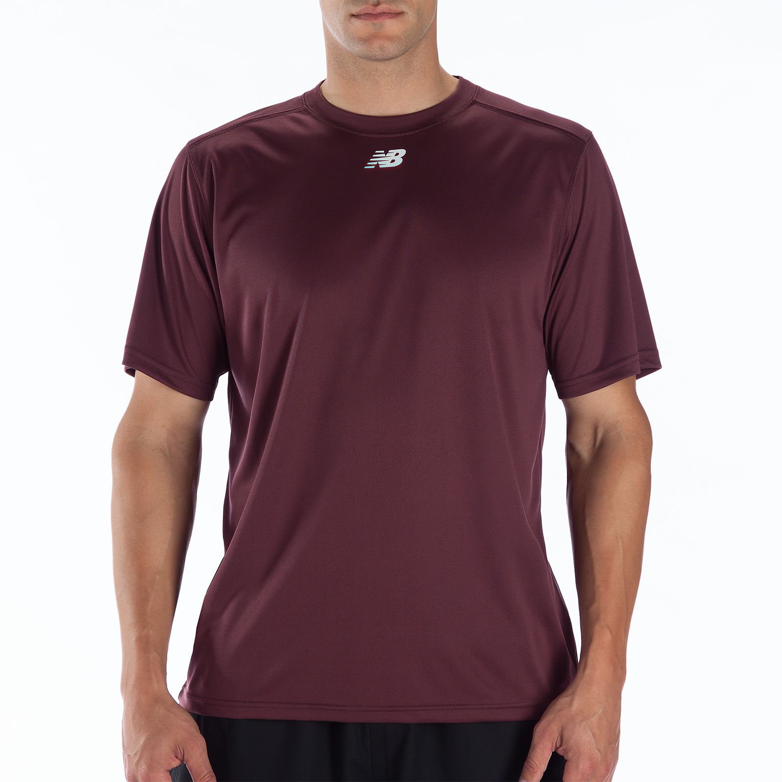 Short Sleeve Power Top, Team Maroon