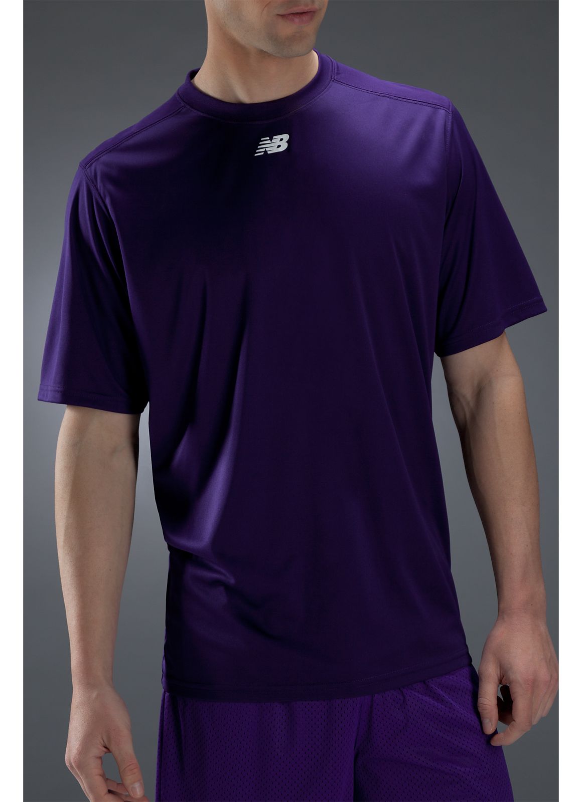 Short Sleeve Power Top, Team Purple