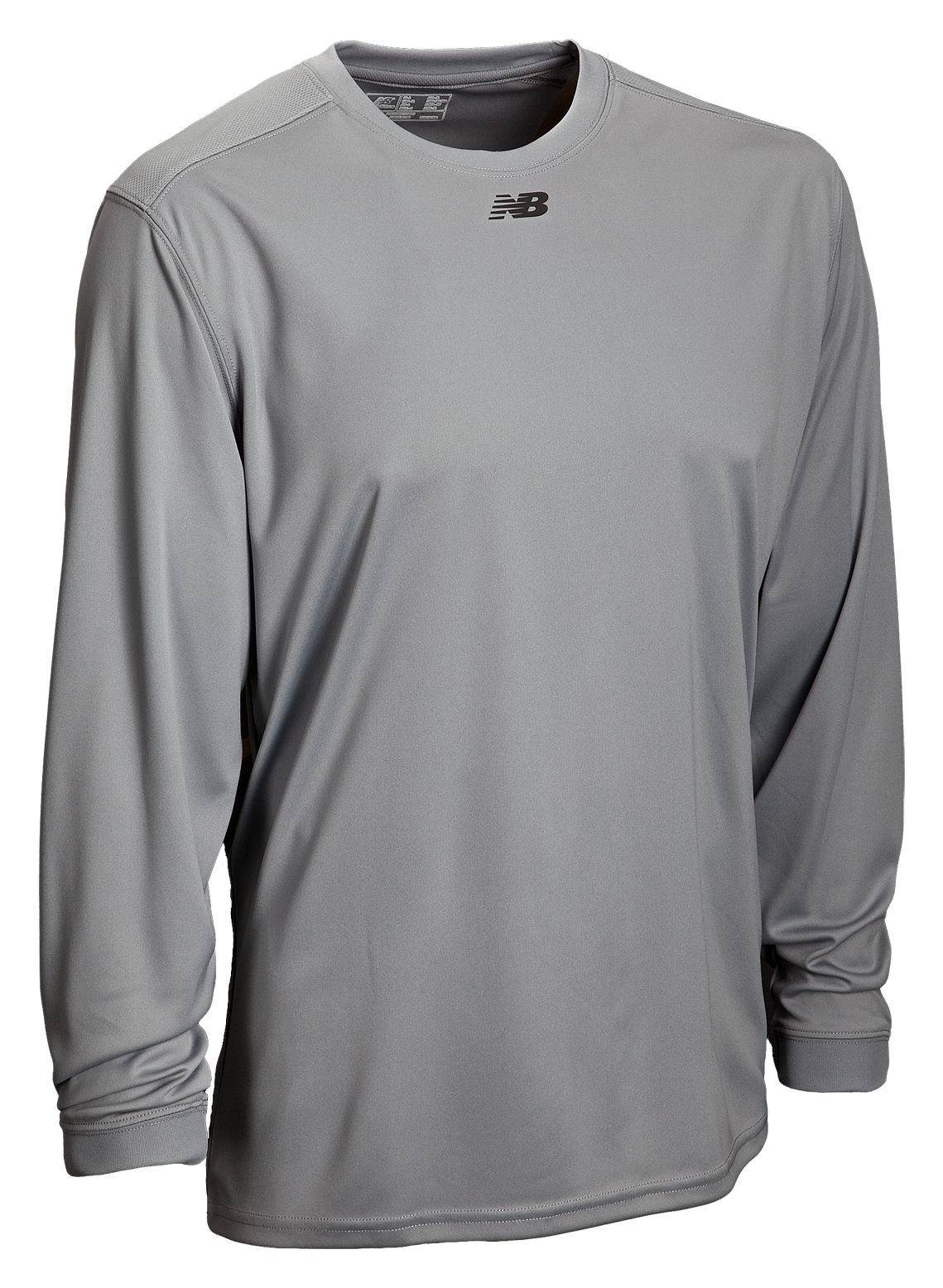 Long Sleeve Power Top, Light Grey