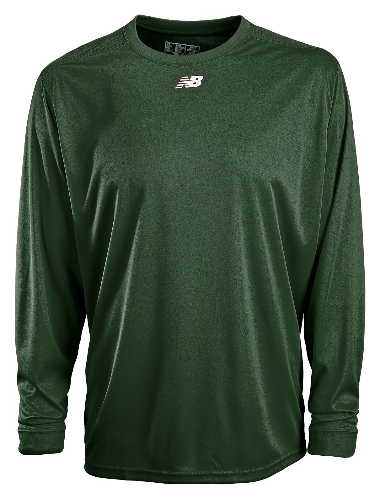 Long Sleeve Power Top, Team Dark Green