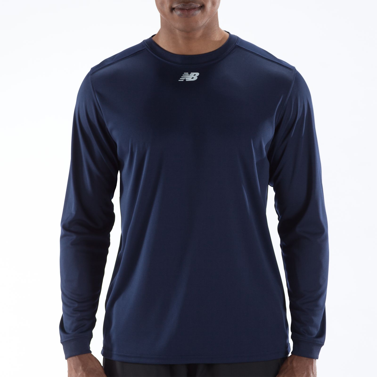 Long Sleeve Power Top, Team Navy