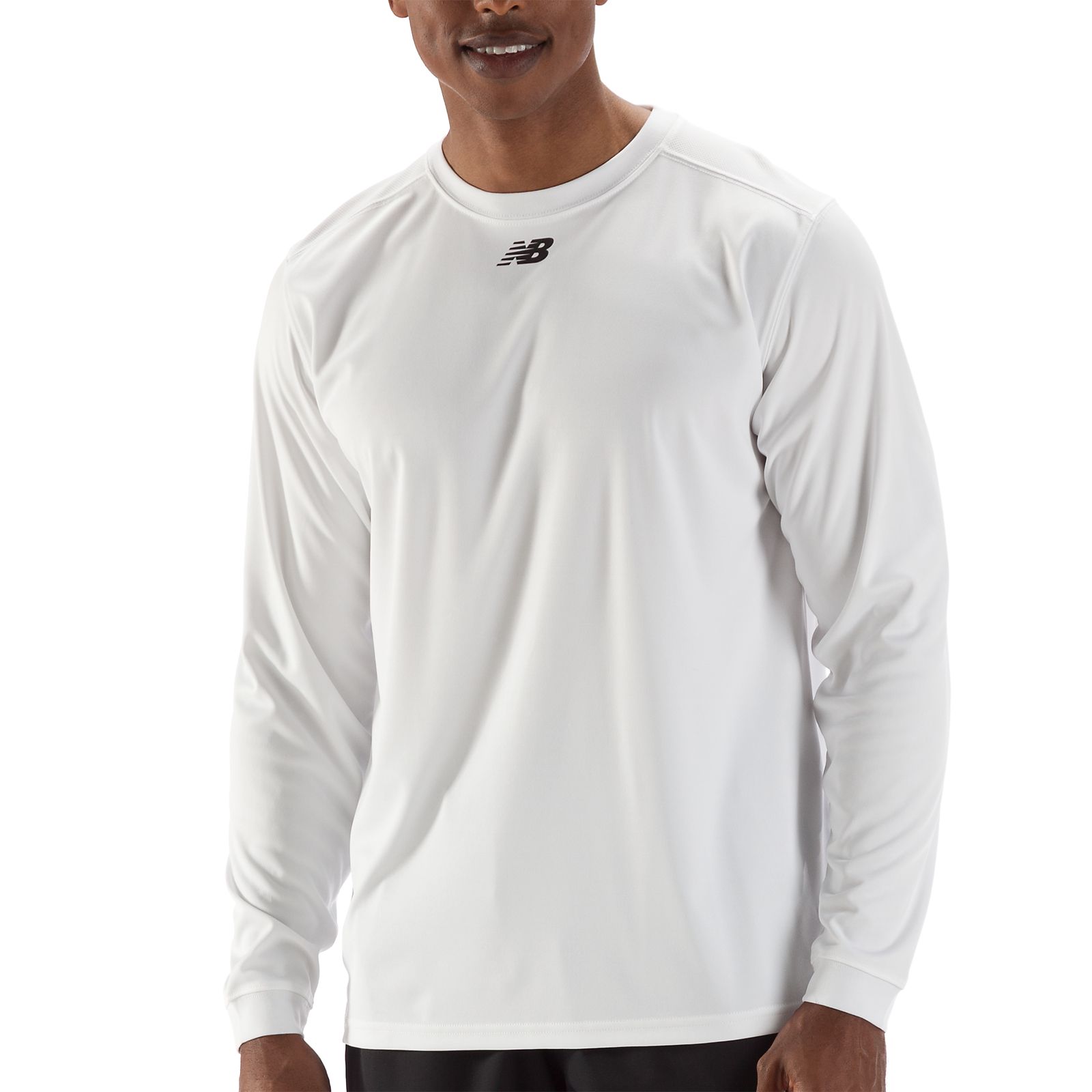 Long Sleeve Power Top, White