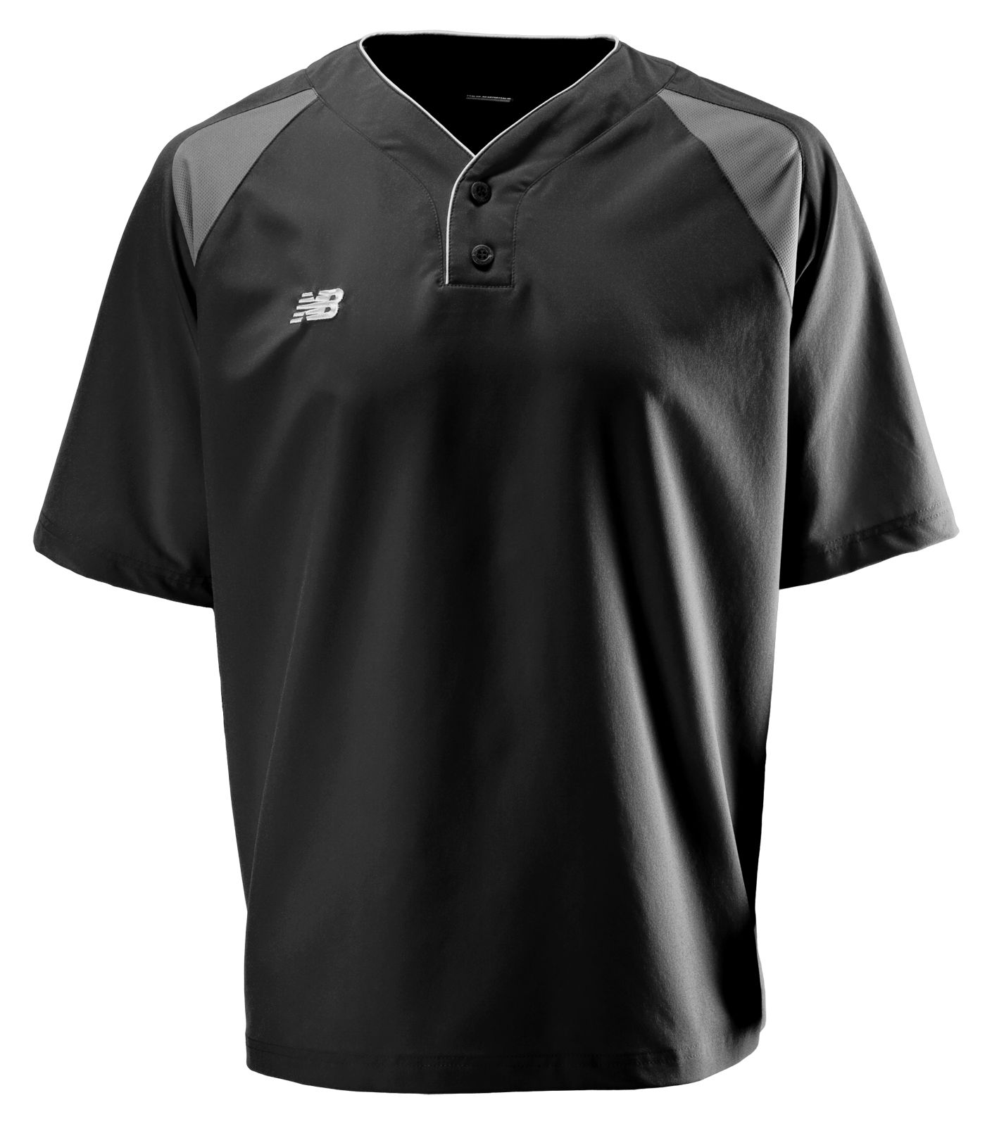 Pro Elite Short Sleeve Jacket, Black with Athletic Grey