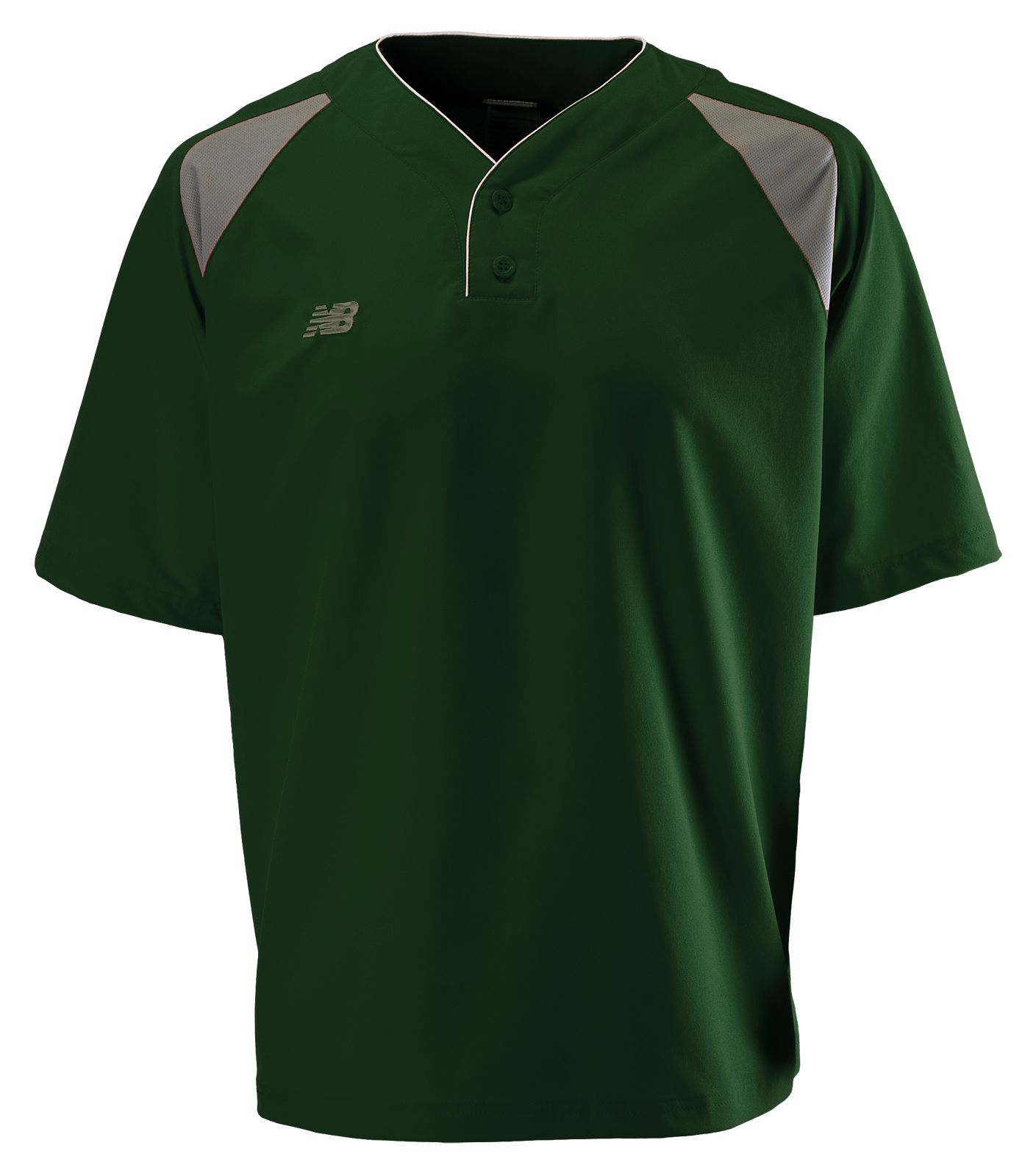 Pro Elite Short Sleeve Jacket, Team Dark Green with Athletic Grey