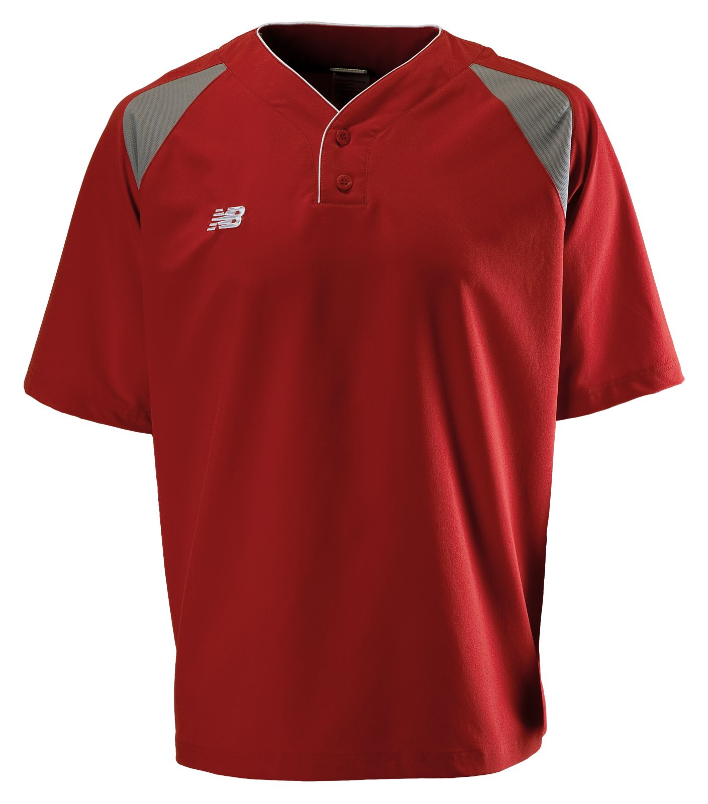 Pro Elite Short Sleeve Jacket, Team Red with Athletic Grey