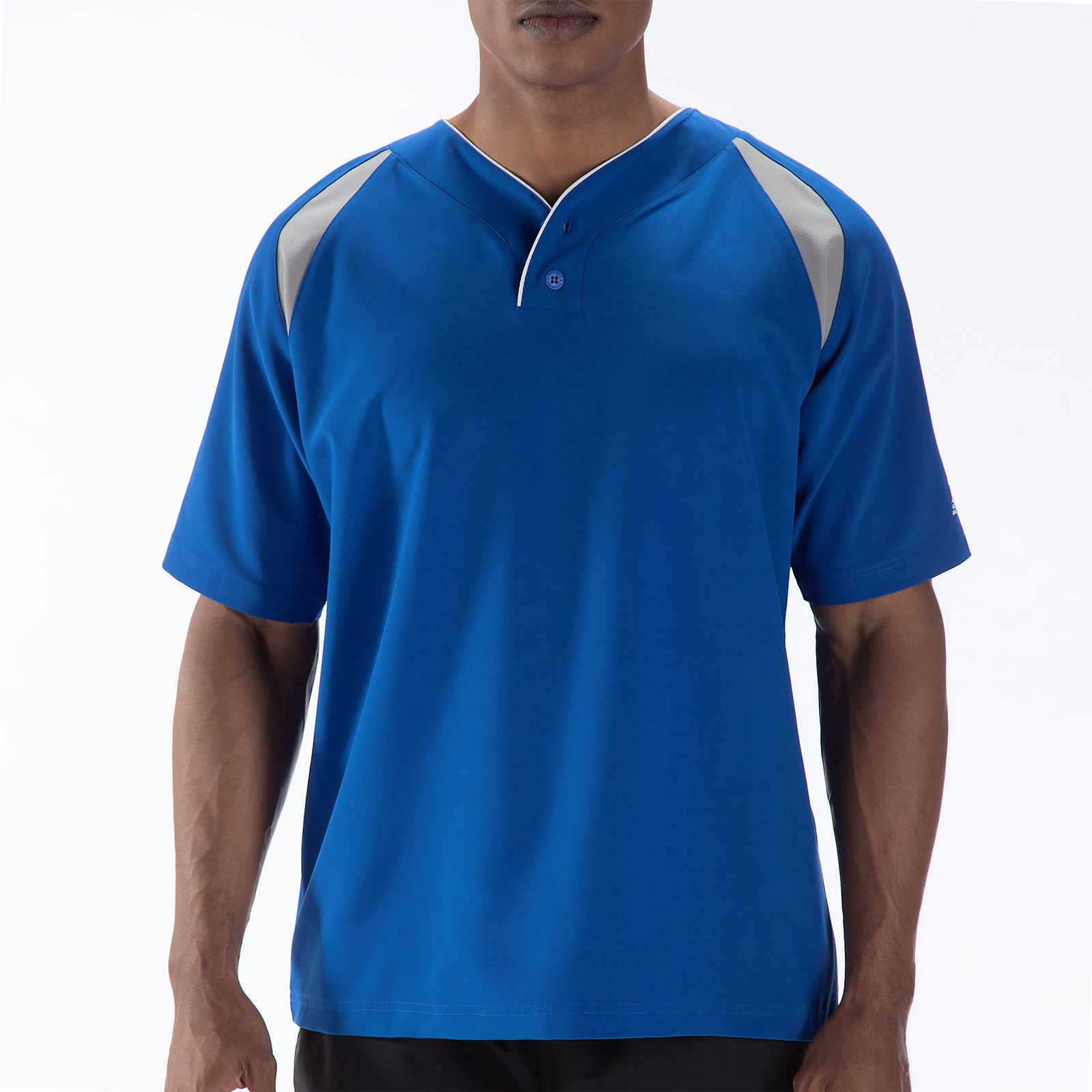 Pro Elite Short Sleeve Jacket, Team Royal with Athletic Grey