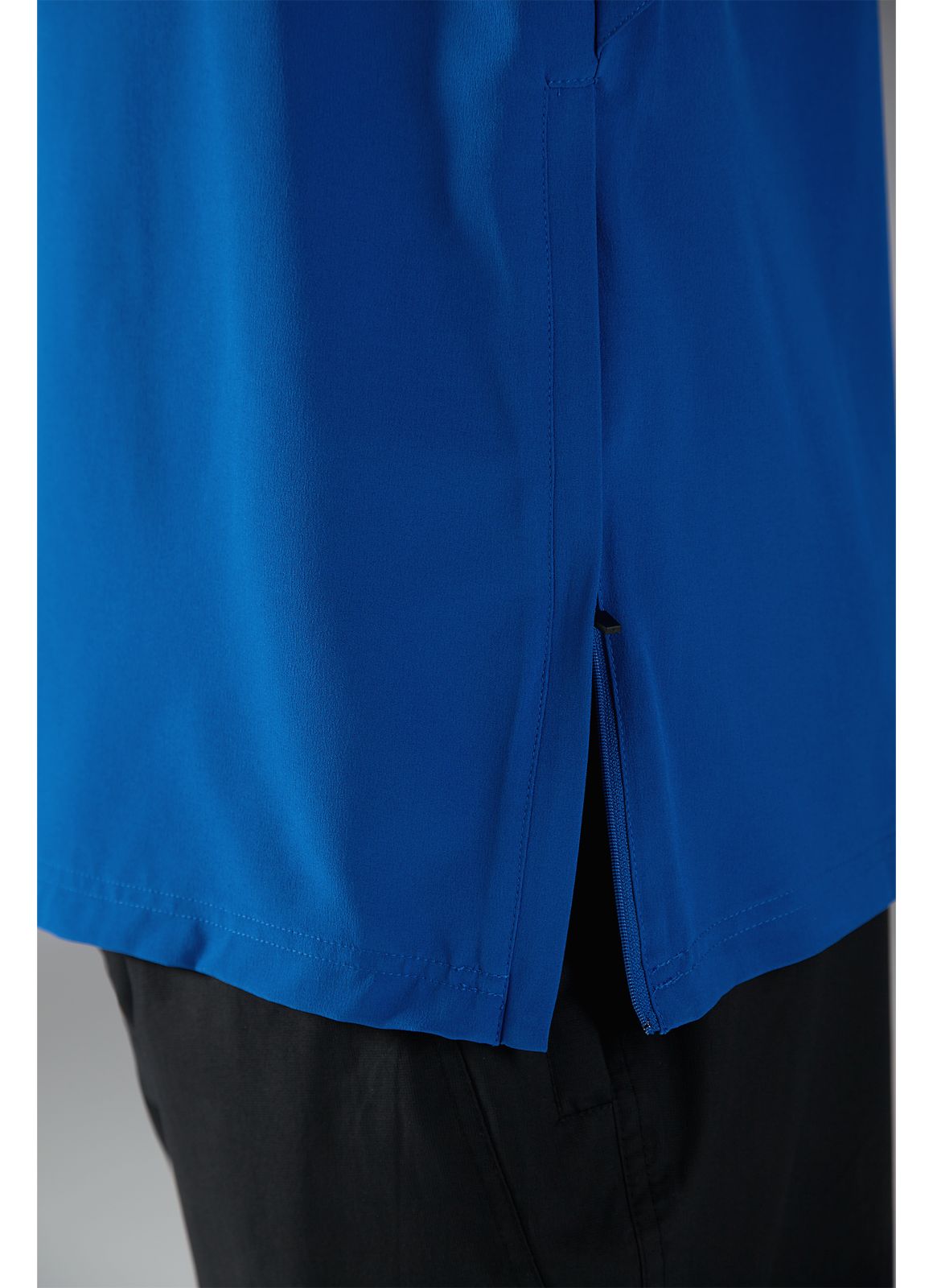 Pro Elite Short Sleeve Jacket, Team Royal with Athletic Grey