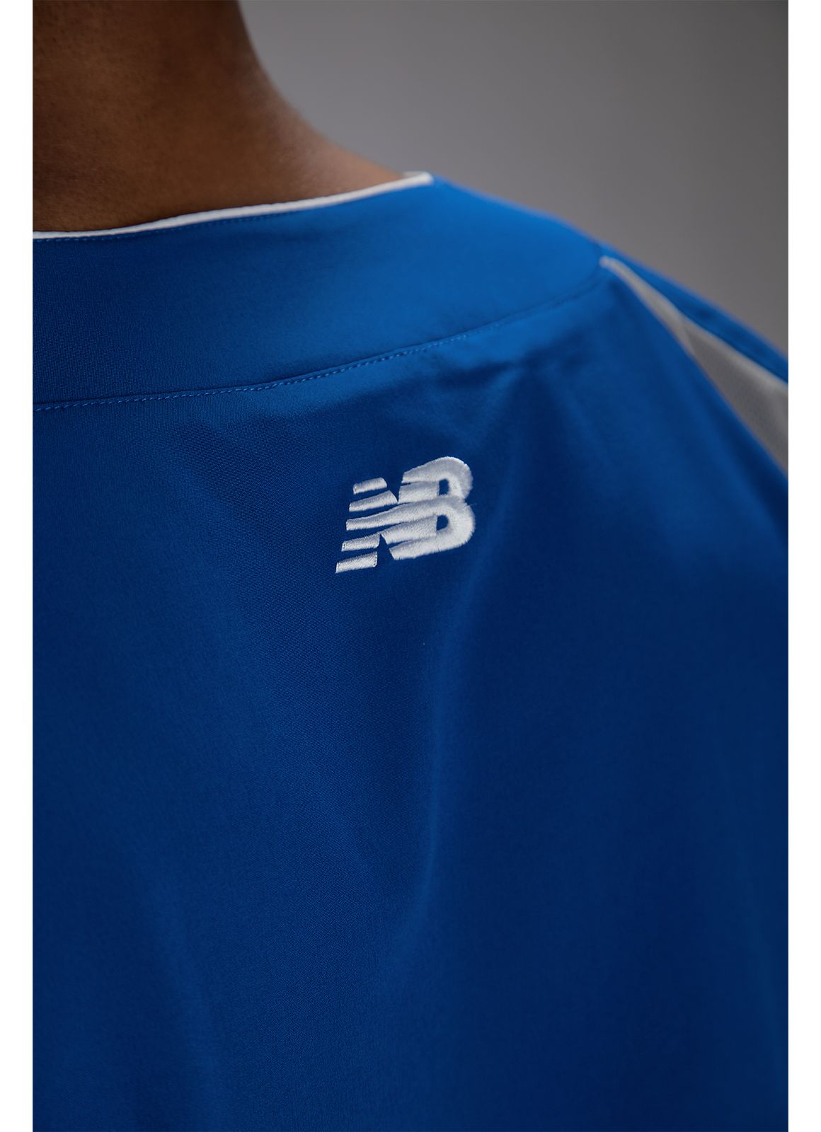 Pro Elite Short Sleeve Jacket, Team Royal with Athletic Grey