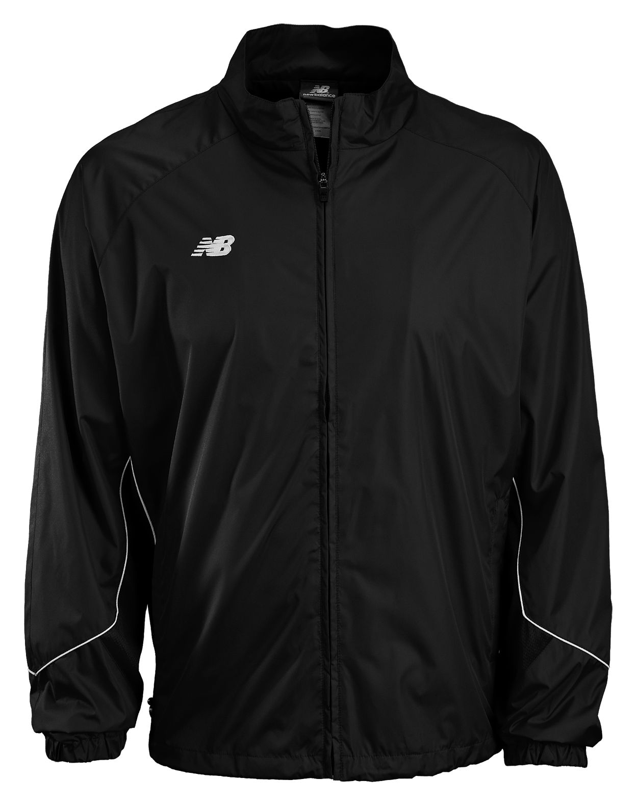 Core Warm Up Jacket, Team Black with White