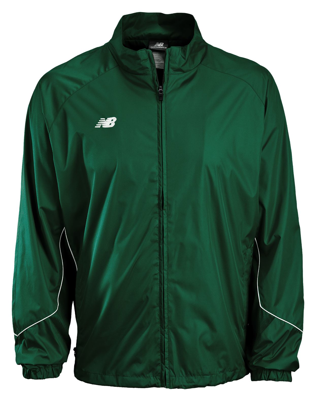 Core Warm Up Jacket, Team Dark Green with White