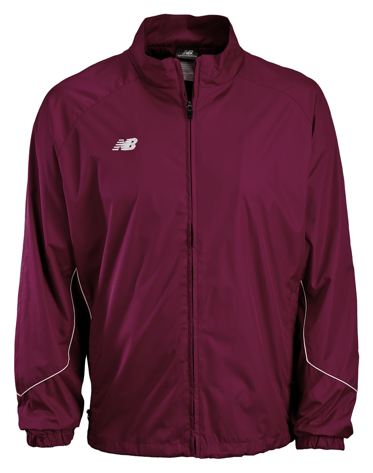 Core Warm Up Jacket, Team Maroon with White